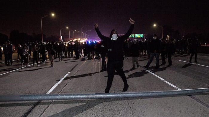 Hunderte protestieren gegen Trump